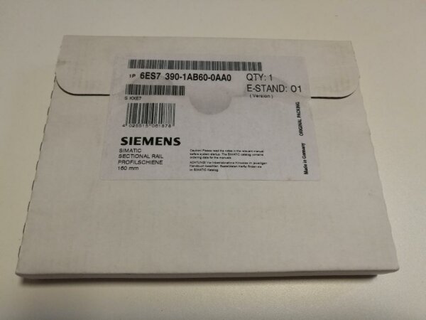 Siemens Simatic S7 6ES7 390-1AB60-0AA0 Profilschiene 160mm 6ES7390-1AB60-0AA0