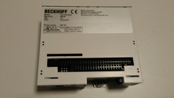 Beckhoff CX1100-0002 Netzteil für Grundmodul CX1000, CX1010 und CX1020 K-Bus-fähig