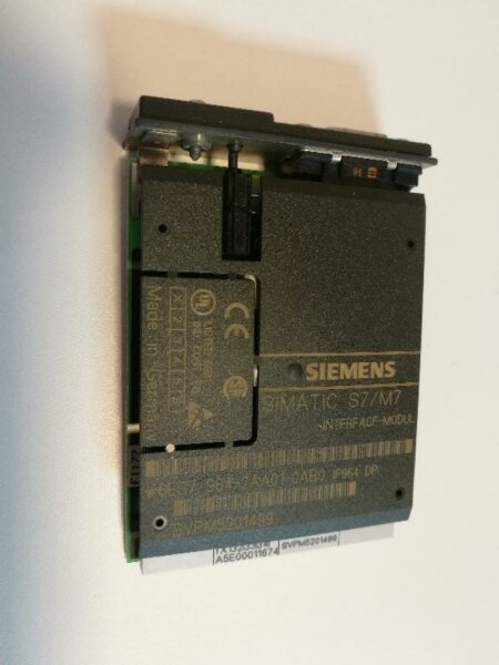 Siemens Simatic S7, IF964-DP SCHNITTSTELLENMODUL, 6ES7964-2AA01-0AB0
