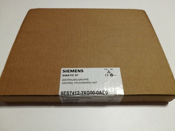 Siemens Simatic S7 CPU 412-2  Zentralbaugruppe 6ES7 412-2XG00-0AB0 new, sealed;