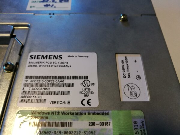 Siemens Sinumerik 6FC5210-0DF22-2AA0 PCU 50  NEW NEU