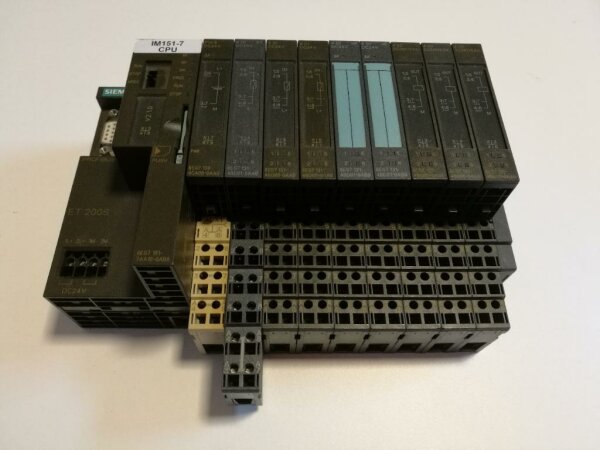 Siemens Simatic CPU IM151-7 Profibus 6ES7 151-7AA10-0AB0  with IO´s 20DI 12DO