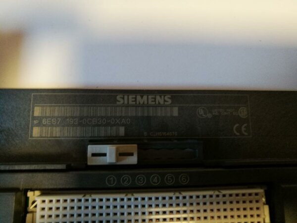 Siemens Simatic S7 ET200B terminal block 6ES7193-0CB10-0XA0