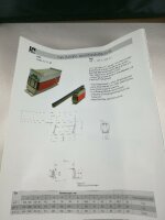 Linearförderer Vibrationsbunker KLF 2,5 von NAK Fördertechnik mit Regelgerät RG2
