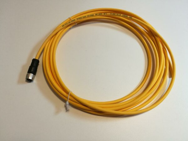 Pilz 630304 Kabel mit Stecker M12 4-polig 5m gelb PUR für Sicherheitssensor PSEN