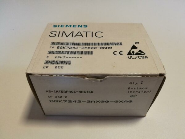 Siemens S7 200 6GK7242-2AX00-0XA0 Simatic Net Kommunikationsprozessor ASI Master