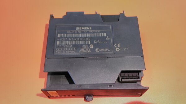 Siemens Simatic S7 Communication module 6GK7342-5DA02-0XE0 front cover missing