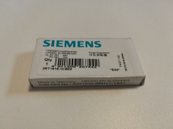 Siemens 3RT1916-1CB00 Überspannungsbegrenzer 3RT1916-1CB00 NEU/OVP