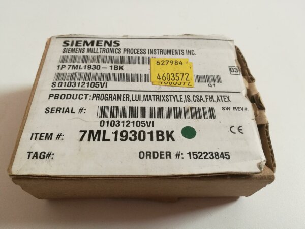 Siemens 7ML1930-1BK programming unit 7ML19301BK new