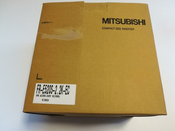 Mitsubishi FR-E520S-2.2K-EC inverter drive 2.2KW 1PH 220-240VAC