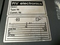 PIV electronics Positron S2T-15/400-0/N  frequency converter 15 kW variable speed drive