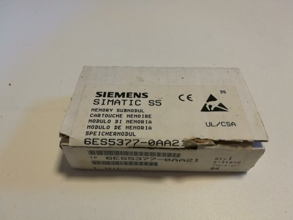 Siemens Simatic S5 6ES5377-0AA21 Memory module  6ES5 377-0AA21