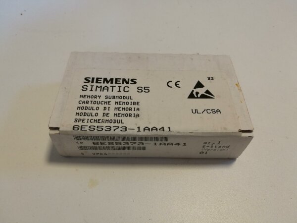 Siemens Simatic S5 6ES5373-1AA41  Speichermodul 6ES5 373-1AA41 Memory Submodule
