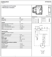 ABB Contrans I V17153-210 Trennverstärker 0/4..20mA inkl. Modulträger V17111-120