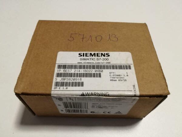 Siemens Simatic S7-200  6ES7214-1BD22-0XB0 CPU 224 6ES7 214-1BD22-0XB0