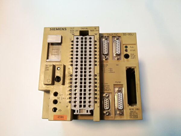 Siemens Simatic S5 6ES5 095-8MC01 PLC CPU 095 6ES5095-8MC01