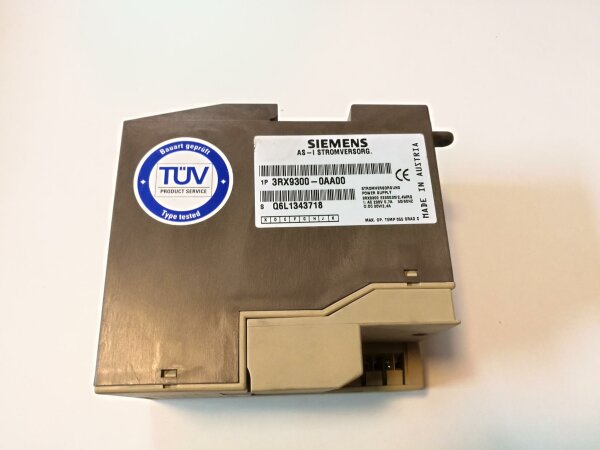 Siemens Simatic S5 3RX9300-0AA00 AS-I supply 30VDC/2,4A 6ES5 3RX9 300-0AA00