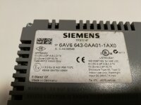Siemens Simatic TP277 6AV6643-0AA01-1AX0 6" Touch Panel HMI 6AV6 643-0AA01-1AX0