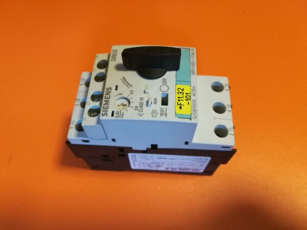 Siemens 3RV1021-1DA10 Circuit breaker 2,2 - 3,2A
