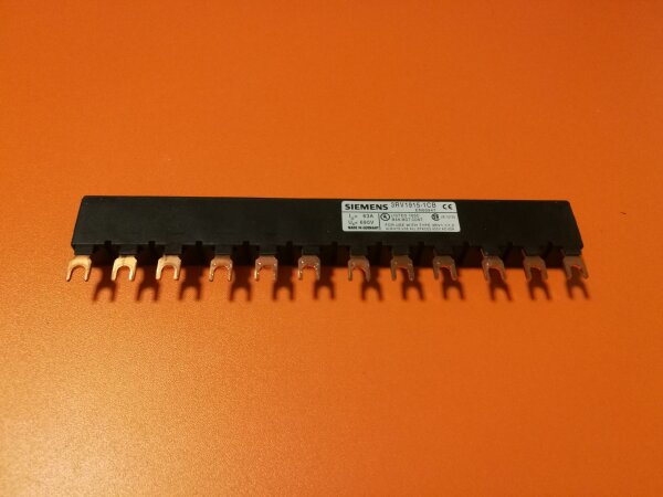 Siemens 3RV1915-1CB 3 phase busbar for 4 circuit breakers