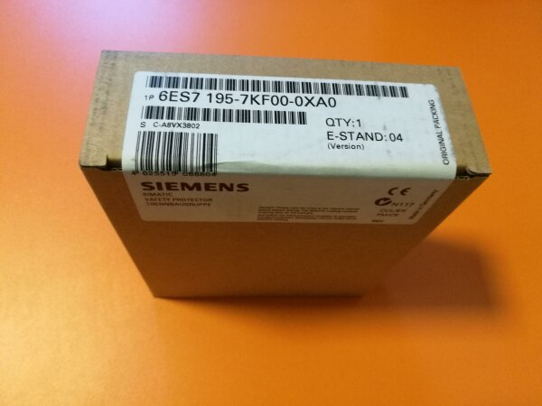 Siemens Simatic 6ES7195-7KF00-0XA0  safety protector 6ES7 195-7KF00-0XA0