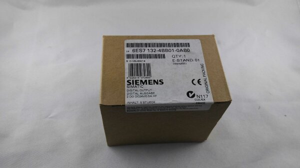 Siemens Simatic 6ES7132-4BB01-0AA0  Ausgangsmodul 2DO 5 STK 6ES7 132-4BB01-0AA0