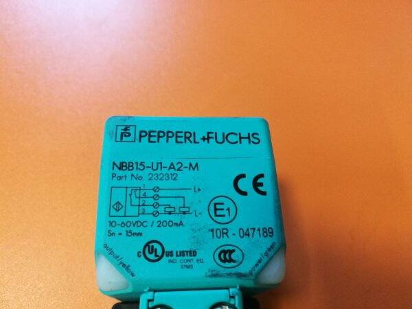 Pepperl & Fuchs NBB15-U1-E2 194767 Induktiver Sensor 
