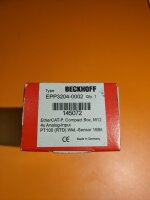 EtherCAT P Box, industrial housing, 4 analog inputs for...