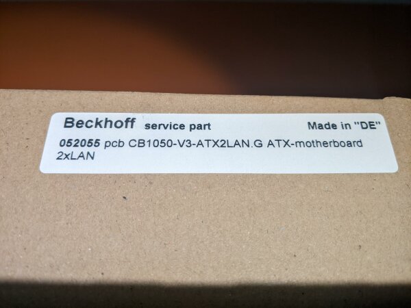 Beckhoff Mainboard CB1050 Industrie Motherboard NEU!