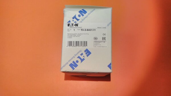 EATON Off-load switch Manufacturer part number: 207132 Type: T0-3-8401/I1