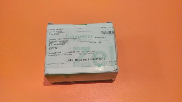 SCHNEIDER ELECTRIC RM35LM33MW liquid level control relay RM35-L - 24..240 V AC/DC
