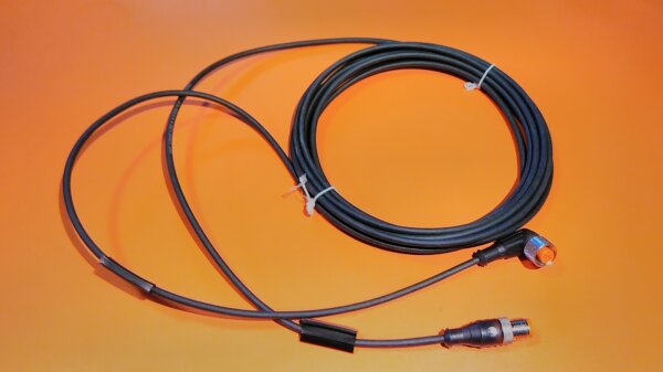 Lumberg RST 3-RKWT/LED A 4-3-224/5 M Kabel M12 Stecker/Kupplung 3 polig 5 m LED