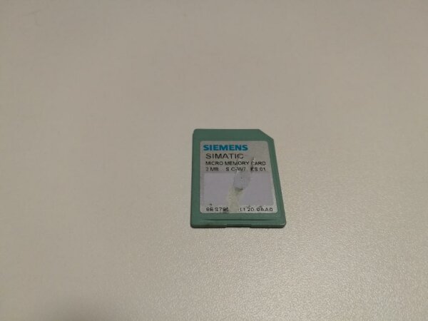 Siemens Simatic S7 6ES7953-8LL20-0AA0 Micro Memory Card MMC 2 MB 6ES7 953-8LL20