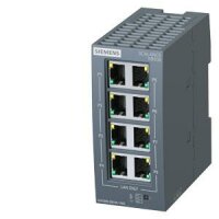 SCALANCE XB008 Unmanaged Industrial Ethernet Switch for...