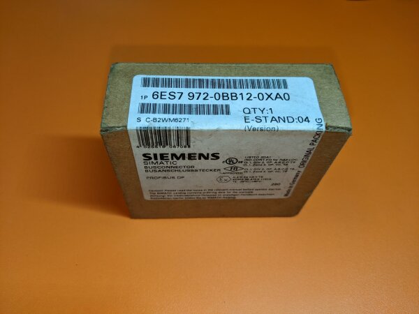 Siemens 6ES7972-0BB11-0XA0 Profibus connector 6ES7 972-0BB11-0XA0 with PG-plug