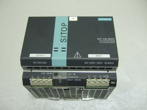Siemens 6EP1436-3BA00 SITOP Geregelte Stromversorgung 6EP1 436-3BA00 Netzteil