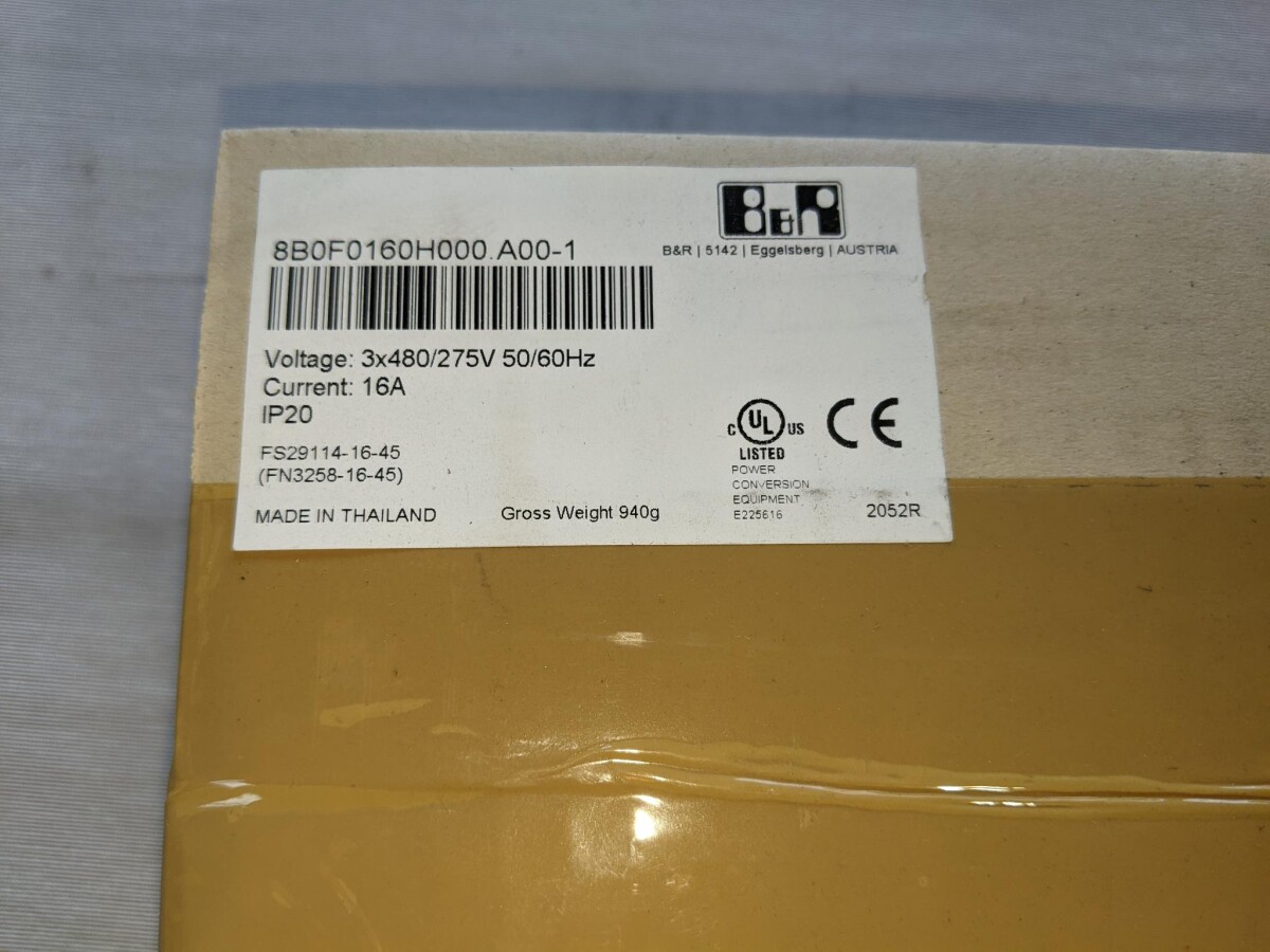 B&R Automation Acopos passiver Netzfilter 8B0F0160H000.A00-1 lagernd ...