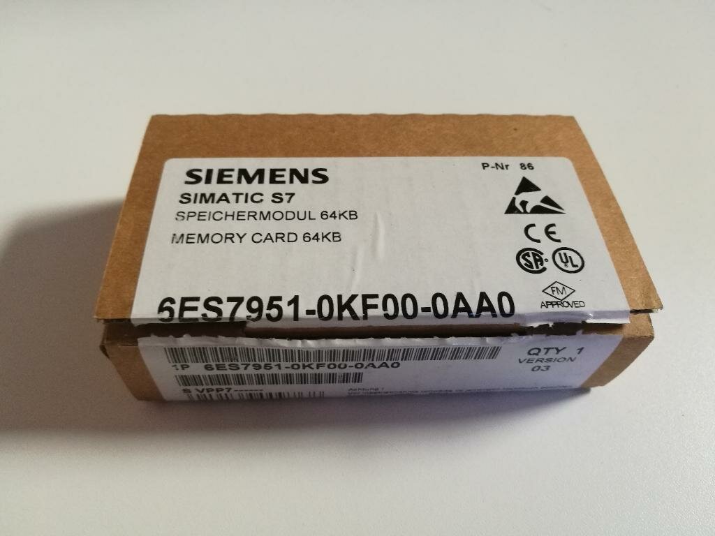 Siemens Simatic S7 6ES7 951-0KF00-0AA0 6ES7951-0KF00-0AA0 Memory Card