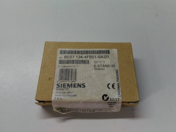 Siemens Simatic S7 ET200S analog input 6ES7134-4FB01-0AB0 6ES7 134-4FB01-0AB0