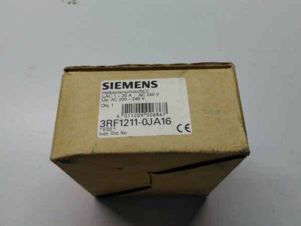 Siemens Sirius solid state relais, 3RF1211-0JA16