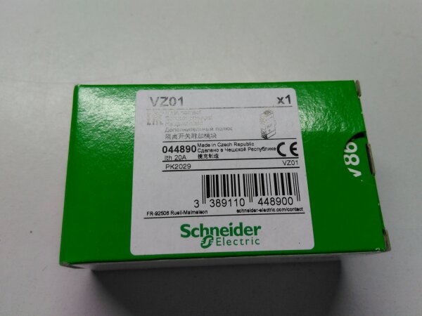 SCHNEIDER ELECTRIC VZ01 Side Mount Auxiliary Contact with ScrewTerminal
