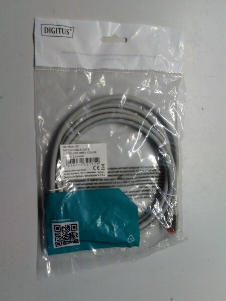 New Digitus DK-1644-020 High-Speed â€‹â€‹Network Cable Ethernet