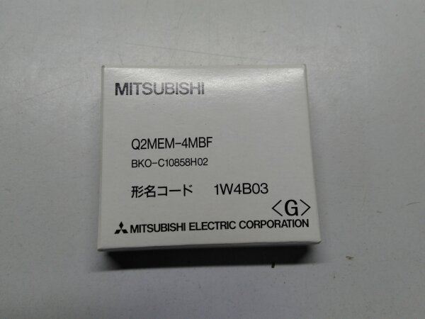 NEU Mitsubishi Q2MEM-4MBF Speichermodul 4MB FLASH Speicherkart