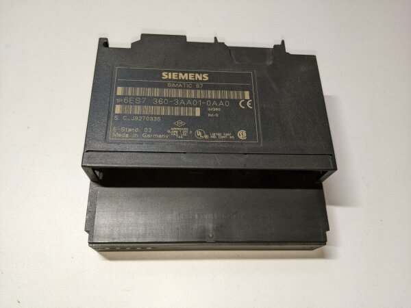 Siemens Simatic S7 6ES7360-3AA01-0AA0 IM360 Deckel fehlt
