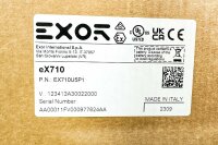 EXOR EX710 HMI 10.1” TFT 1280x800, PCAP Touchscreen, 4 GB Flash memory, 3x Ethernet ports, JMobile runtime