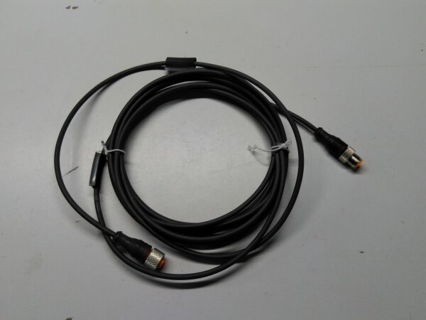 New Lumberg RST3-RKT 4-3-224/5m sensor cable M12 socket/m12 pen without OVP