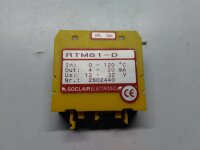 SOCLAIR RTM81-D Messumformer für Pt-100 Widerstände Wandler Transducer 0-120°C