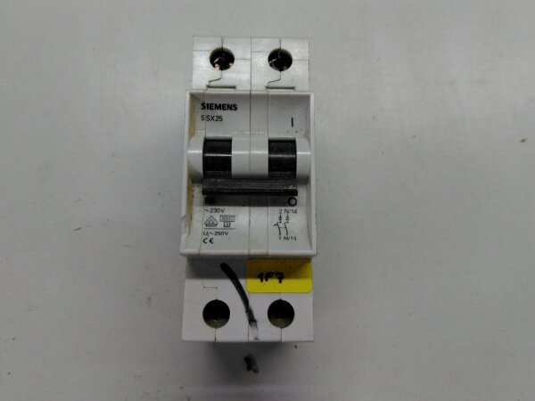 Circuit breaker (LS automatic), Siemens, B6, 1+N-pole 6A 5SX2506-7