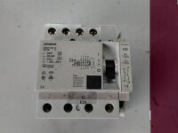 Siemens FI circuit breaker 25A 30mA 5SM1342-6 4-pin
