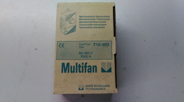 MULTIFAN thermostat T15-WD mechanical, 1 changeover contact